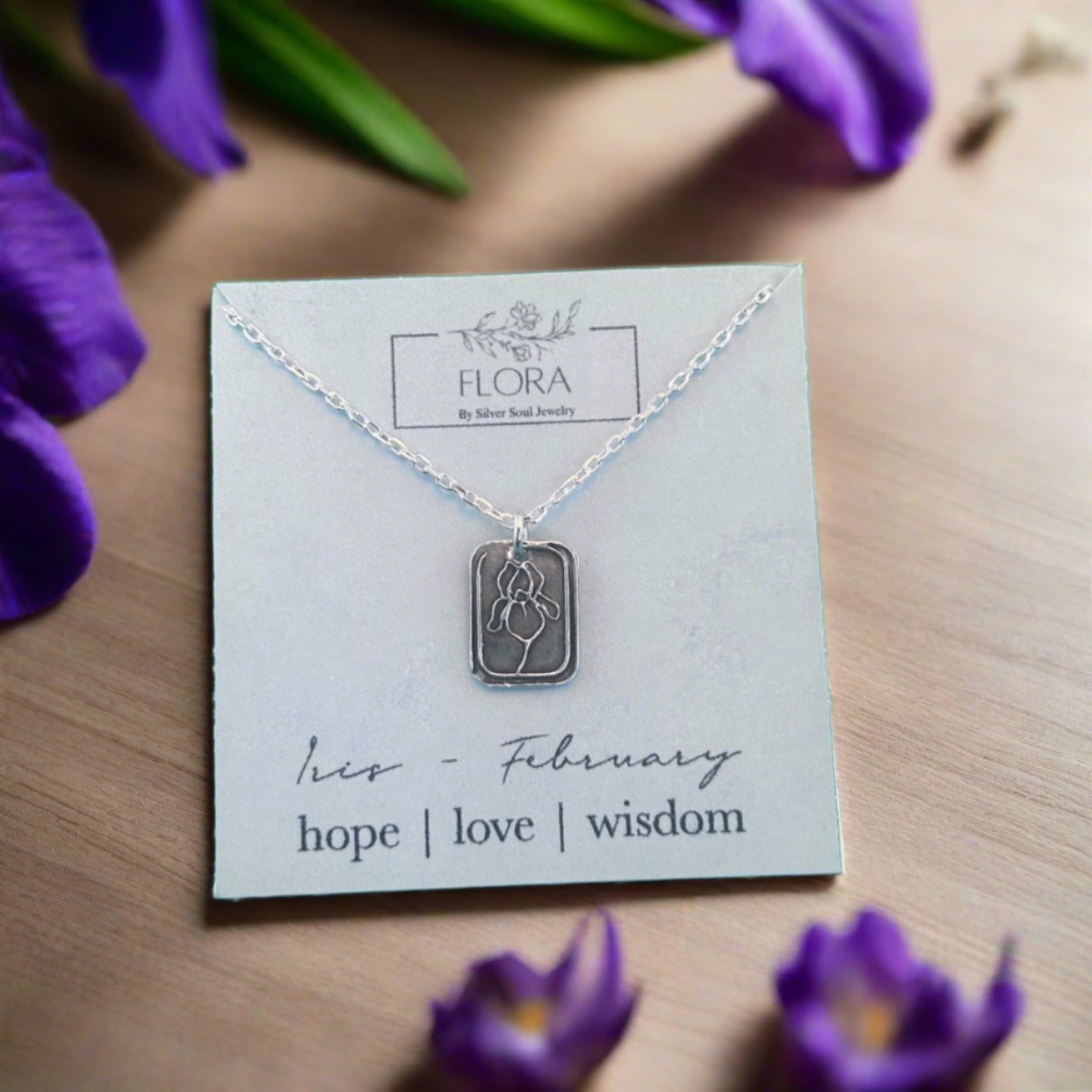 Iris Necklace (February)