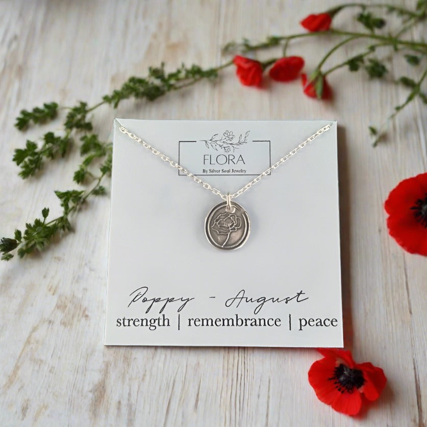 Poppy Necklace (August)