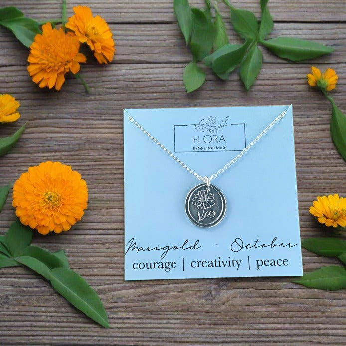Marigold Necklace (October)
