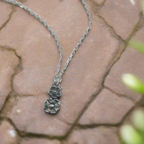 Two Flower Necklace