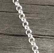22" Sterling Rolo Chain