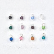 These 4mm Swarovski Crystal birthstones are a great way to finish any necklace or bracelet in the Keepsake Collection.  Choose from all 12 birthstone colours